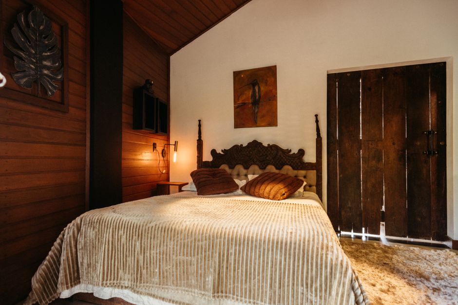 Recámara de la Cabaña Encino